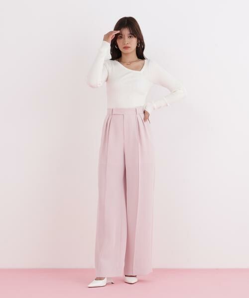 PINKY & DIANNE / ピンキーアンドダイアン ニット・セーター | アシンメトリーネックニットプルオーバー | 詳細23