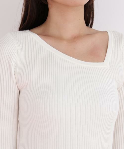 PINKY & DIANNE / ピンキーアンドダイアン ニット・セーター | アシンメトリーネックニットプルオーバー | 詳細27