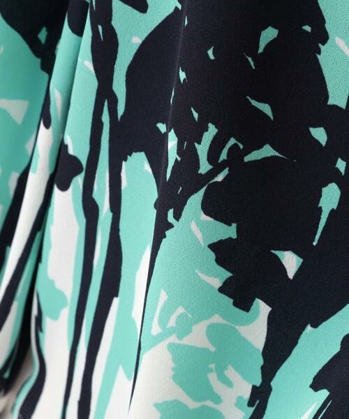 PINKY & DIANNE / ピンキーアンドダイアン シャツ・ブラウス | インクフォレストプリントリボンブラウス | 詳細7