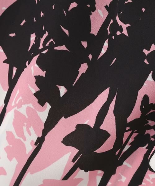 PINKY & DIANNE / ピンキーアンドダイアン シャツ・ブラウス | インクフォレストプリントリボンブラウス | 詳細20