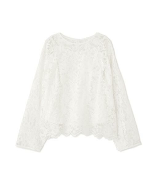 PINKY & DIANNE / ピンキーアンドダイアン シャツ・ブラウス | スカラレースブラウス | 詳細1