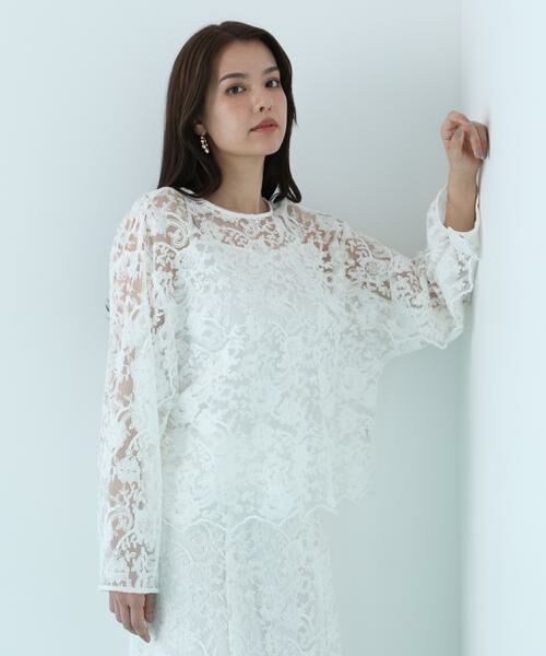 PINKY & DIANNE / ピンキーアンドダイアン シャツ・ブラウス | スカラレースブラウス | 詳細2