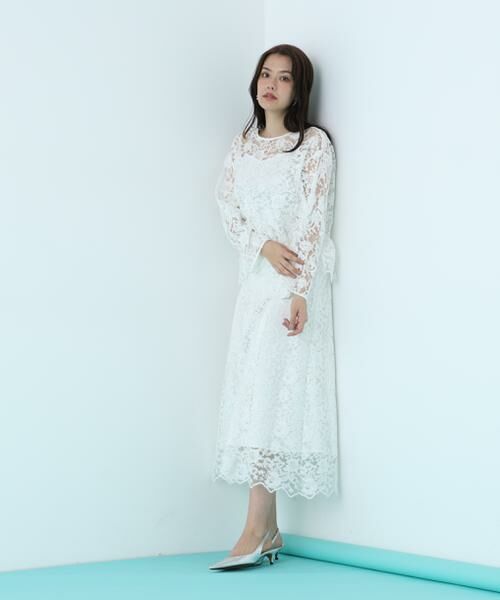 PINKY & DIANNE / ピンキーアンドダイアン シャツ・ブラウス | スカラレースブラウス | 詳細3