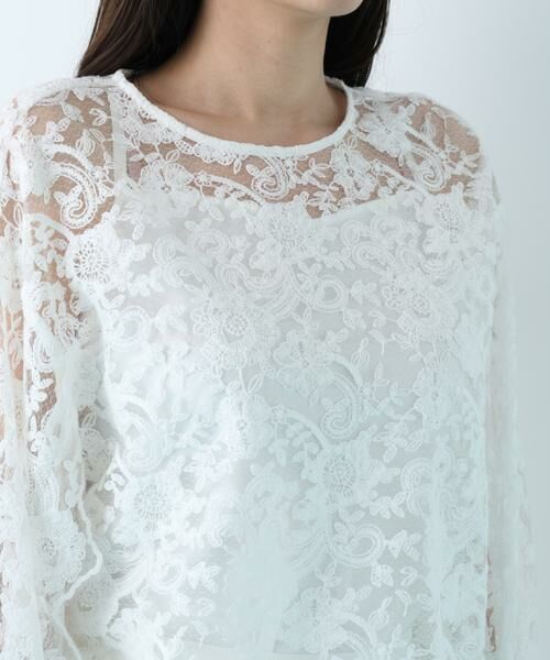 PINKY & DIANNE / ピンキーアンドダイアン シャツ・ブラウス | スカラレースブラウス | 詳細8