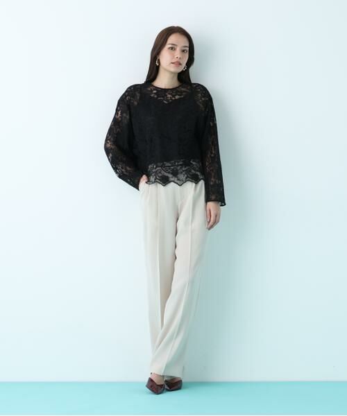 PINKY & DIANNE / ピンキーアンドダイアン シャツ・ブラウス | スカラレースブラウス | 詳細19