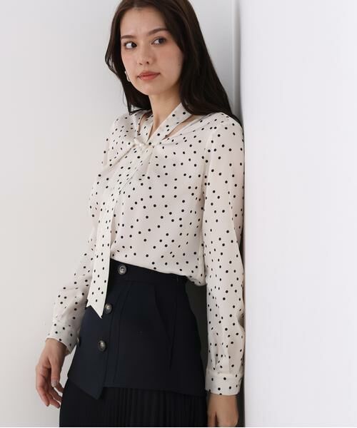 PINKY & DIANNE / ピンキーアンドダイアン シャツ・ブラウス | ２ＷＡＹボウタイブラウス | 詳細2