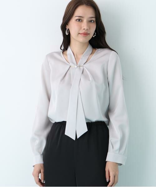 PINKY & DIANNE / ピンキーアンドダイアン シャツ・ブラウス | ２ＷＡＹボウタイブラウス | 詳細22