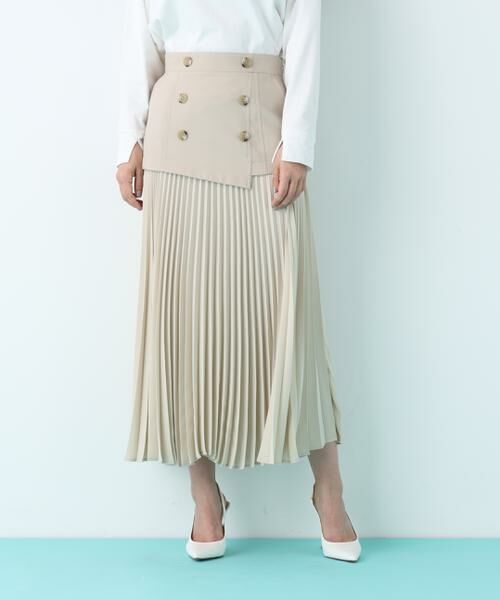 PINKY & DIANNE / ピンキーアンドダイアン スカート | ソフトオックスプリーツスカート | 詳細15