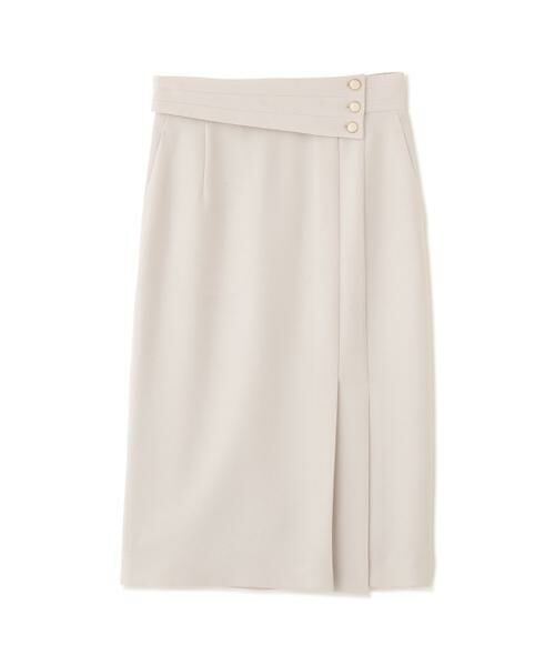 PINKY & DIANNE / ピンキーアンドダイアン スカート | アシンメトリックボタンラップスカート | 詳細1