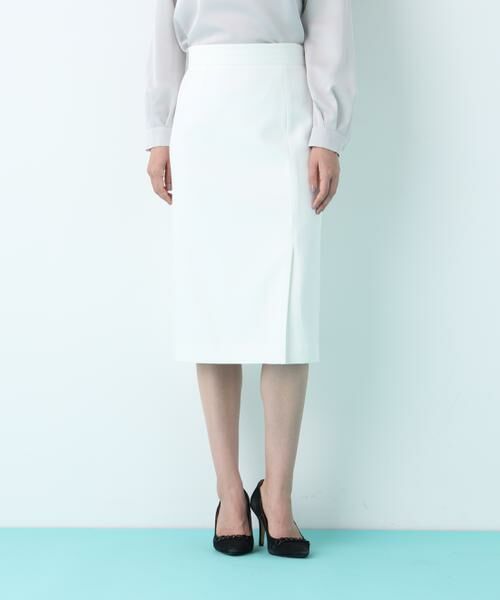 PINKY & DIANNE / ピンキーアンドダイアン スカート | トリアセツイルサイドベンツタイトスカート | 詳細2