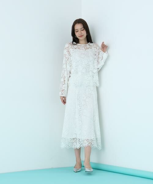 PINKY & DIANNE / ピンキーアンドダイアン スカート | スカラレースフレアスカート | 詳細2