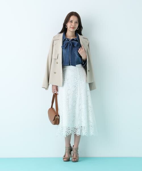 PINKY & DIANNE / ピンキーアンドダイアン スカート | スカラレースフレアスカート | 詳細4