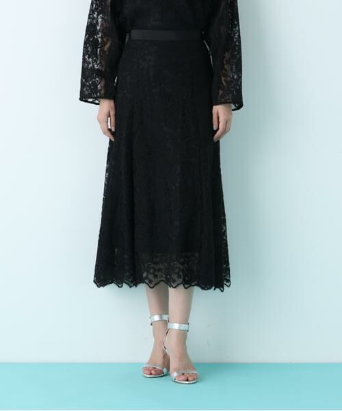 PINKY & DIANNE / ピンキーアンドダイアン スカート | スカラレースフレアスカート | 詳細11