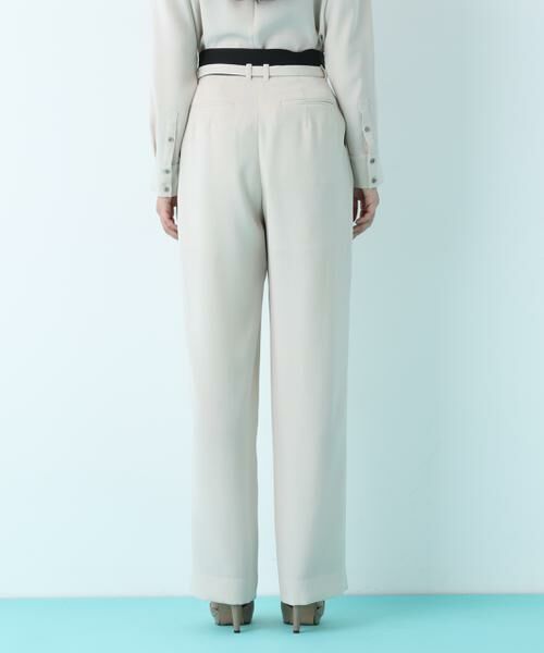 PINKY & DIANNE / ピンキーアンドダイアン パンツ | ダブルサテンタックワイドパンツ | 詳細13