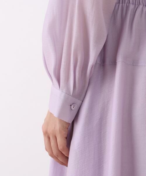 PINKY & DIANNE / ピンキーアンドダイアン ミニ丈・ひざ丈ワンピース | ウエストシャーリングロングワンピース | 詳細19