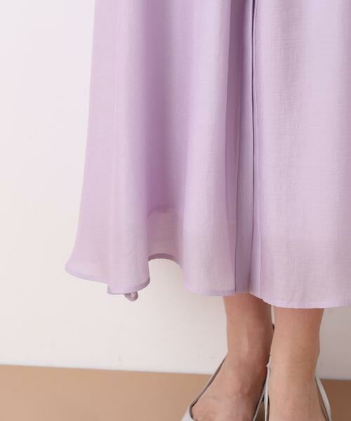 PINKY & DIANNE / ピンキーアンドダイアン ミニ丈・ひざ丈ワンピース | ウエストシャーリングロングワンピース | 詳細20
