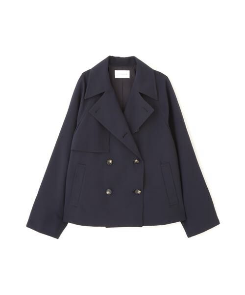 PINKY & DIANNE / ピンキーアンドダイアン アウター | ソフトオックスショートトレンチコート | 詳細1