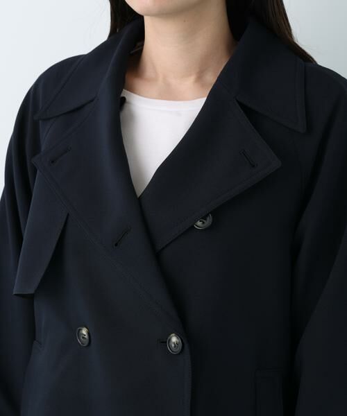 PINKY & DIANNE / ピンキーアンドダイアン アウター | ソフトオックスショートトレンチコート | 詳細8