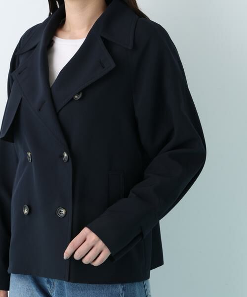 PINKY & DIANNE / ピンキーアンドダイアン アウター | ソフトオックスショートトレンチコート | 詳細9