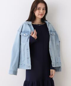 PINKY & DIANNE / ピンキーアンドダイアン ブルゾン | ルーズカラーデニムジャケット