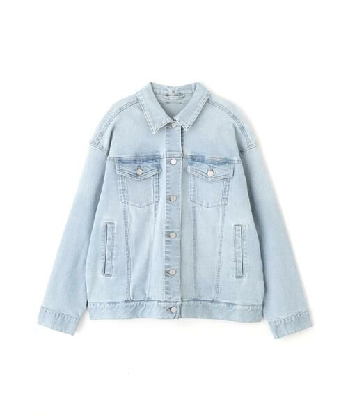 PINKY & DIANNE / ピンキーアンドダイアン ブルゾン | ルーズカラーデニムジャケット | 詳細1