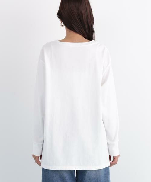 PINKY & DIANNE / ピンキーアンドダイアン カットソー | 「Ｌｉｂｅｒｔｅ」ロングＴシャツ | 詳細9