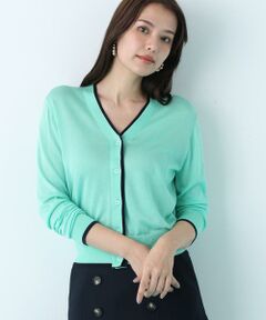 PINKY & DIANNE / ピンキーアンドダイアン カーディガン・ボレロ | Ｖネックパレットニットカーディガン