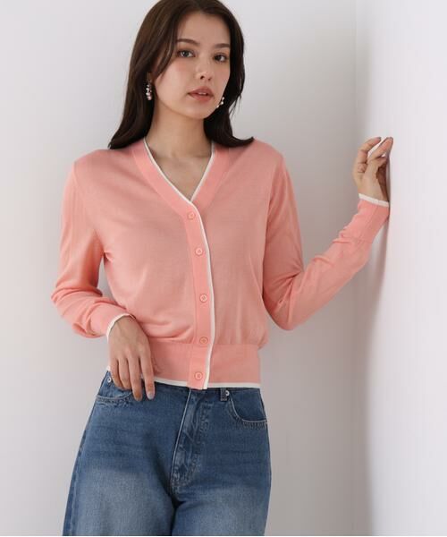 PINKY & DIANNE / ピンキーアンドダイアン カーディガン・ボレロ | Ｖネックパレットニットカーディガン | 詳細7