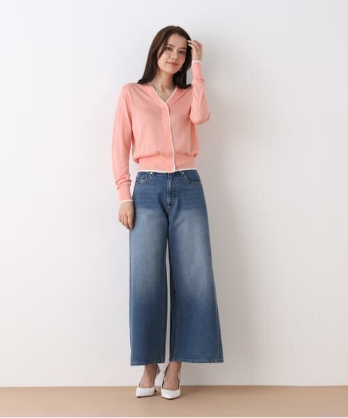 PINKY & DIANNE / ピンキーアンドダイアン カーディガン・ボレロ | Ｖネックパレットニットカーディガン | 詳細9