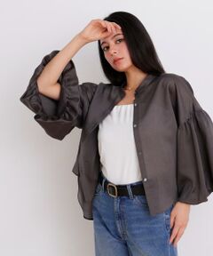 PINKY & DIANNE / ピンキーアンドダイアン シャツ・ブラウス | ギャザーバルーンスリーブブラウス