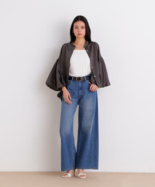 PINKY & DIANNE / ピンキーアンドダイアン シャツ・ブラウス | ギャザーバルーンスリーブブラウス | 詳細5