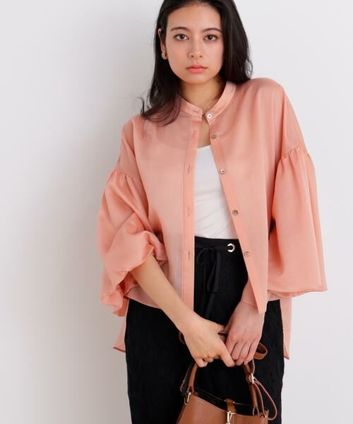 PINKY & DIANNE / ピンキーアンドダイアン シャツ・ブラウス | ギャザーバルーンスリーブブラウス | 詳細8