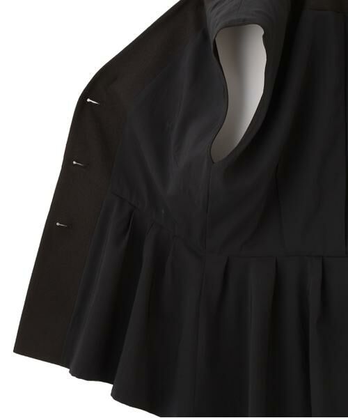 PINKY & DIANNE / ピンキーアンドダイアン シャツ・ブラウス | スラブ調ペプラムブラウス | 詳細7