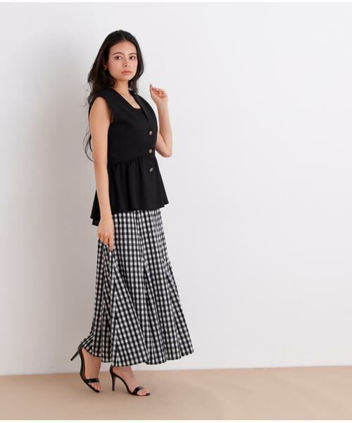 PINKY & DIANNE / ピンキーアンドダイアン シャツ・ブラウス | ［美香さん着用］スラブ調ペプラムブラウス | 詳細9