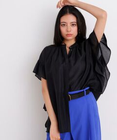 PINKY & DIANNE / ピンキーアンドダイアン シャツ・ブラウス | ラッフルスリーブブラウス