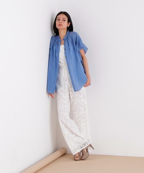 PINKY & DIANNE / ピンキーアンドダイアン シャツ・ブラウス | ラッフルスリーブブラウス | 詳細5