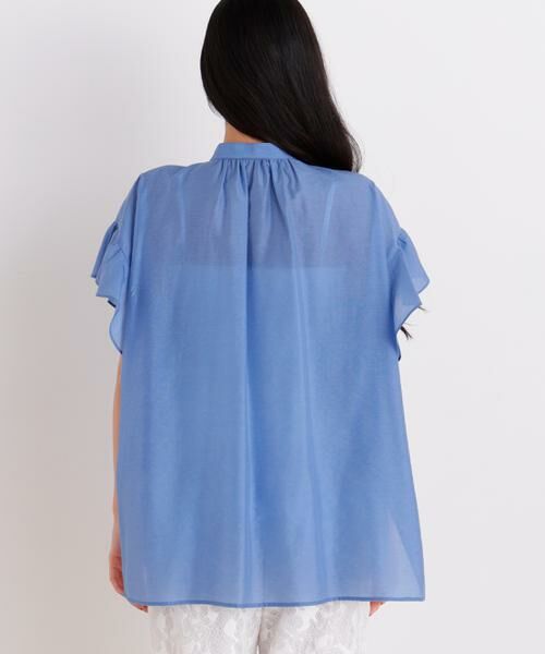 PINKY & DIANNE / ピンキーアンドダイアン シャツ・ブラウス | ラッフルスリーブブラウス | 詳細7