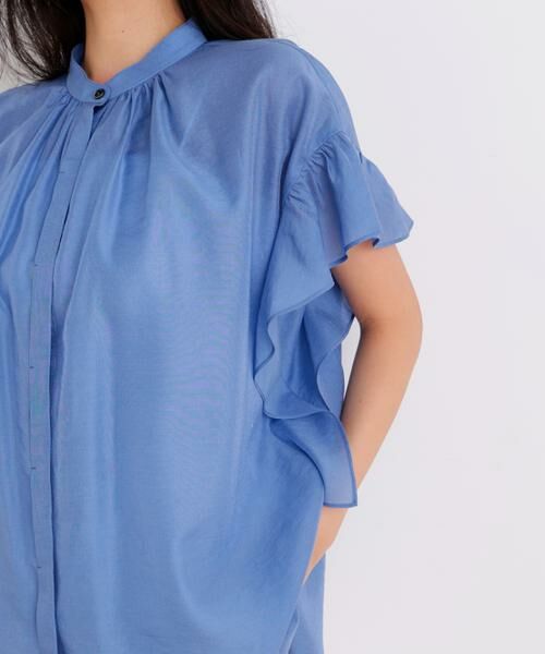 PINKY & DIANNE / ピンキーアンドダイアン シャツ・ブラウス | ラッフルスリーブブラウス | 詳細9