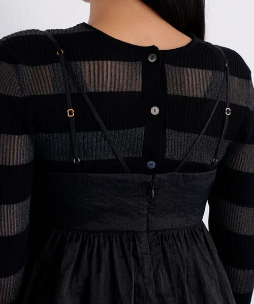 PINKY & DIANNE / ピンキーアンドダイアン シャツ・ブラウス | シャイニータフタチュニックブラウス | 詳細10