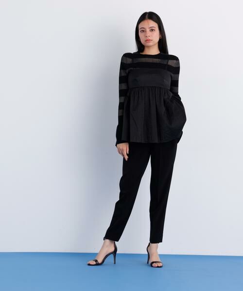 PINKY & DIANNE / ピンキーアンドダイアン シャツ・ブラウス | シャイニータフタチュニックブラウス | 詳細3