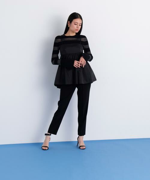 PINKY & DIANNE / ピンキーアンドダイアン シャツ・ブラウス | シャイニータフタチュニックブラウス | 詳細4