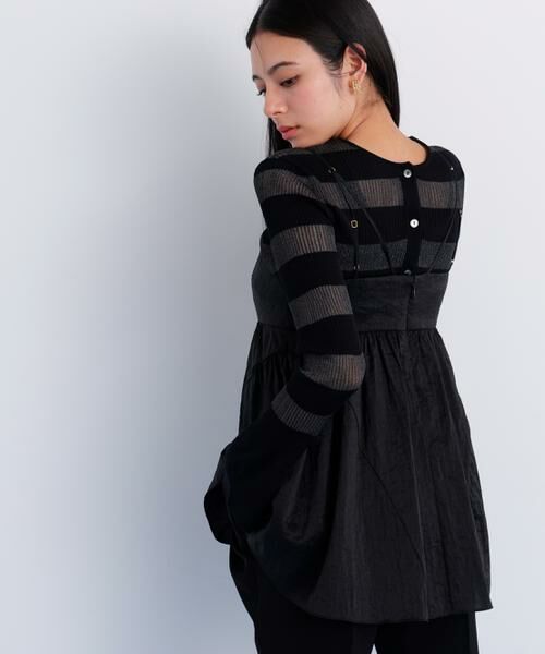 PINKY & DIANNE / ピンキーアンドダイアン シャツ・ブラウス | シャイニータフタチュニックブラウス | 詳細5