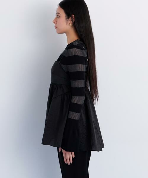 PINKY & DIANNE / ピンキーアンドダイアン シャツ・ブラウス | シャイニータフタチュニックブラウス | 詳細6