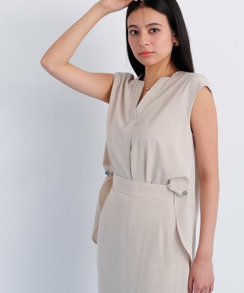 PINKY & DIANNE / ピンキーアンドダイアン シャツ・ブラウス | セットアップＴブラウス（ベージュ）