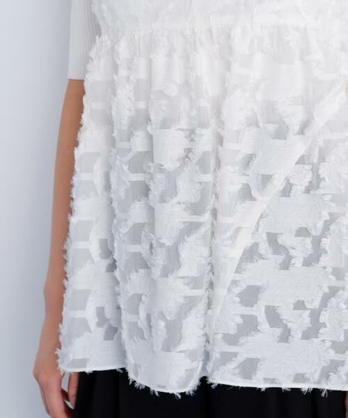 PINKY & DIANNE / ピンキーアンドダイアン シャツ・ブラウス | カットジャカードチュニックブラウス | 詳細10