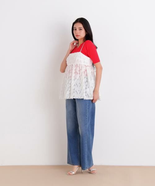 PINKY & DIANNE / ピンキーアンドダイアン シャツ・ブラウス | カットジャカードチュニックブラウス | 詳細5