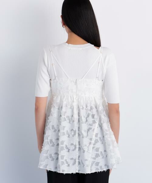 PINKY & DIANNE / ピンキーアンドダイアン シャツ・ブラウス | カットジャカードチュニックブラウス | 詳細8
