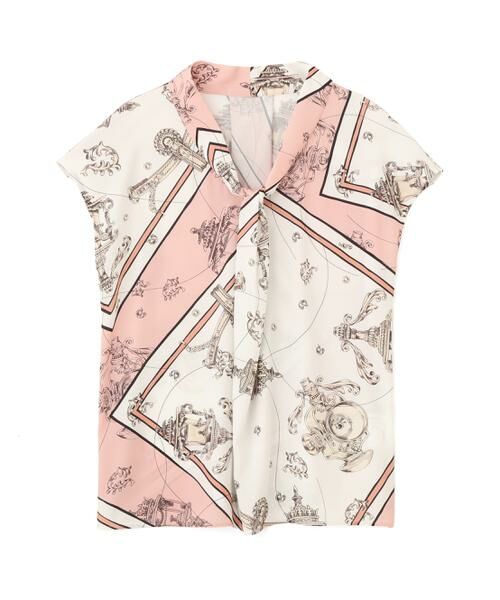 PINKY & DIANNE / ピンキーアンドダイアン シャツ・ブラウス | バロックスカーフプリントブラウス | 詳細1