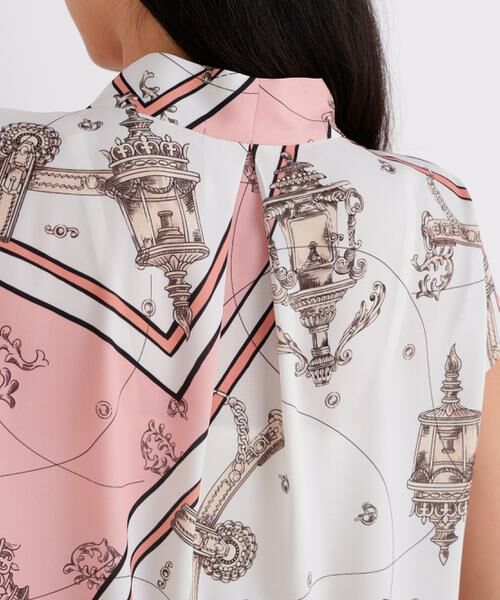 PINKY & DIANNE / ピンキーアンドダイアン シャツ・ブラウス | <追加生産予約>バロックスカーフプリントブラウス | 詳細14