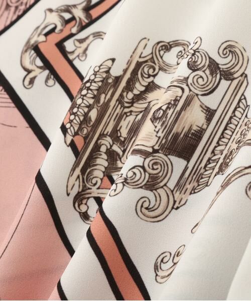 PINKY & DIANNE / ピンキーアンドダイアン シャツ・ブラウス | <追加生産予約>バロックスカーフプリントブラウス | 詳細15